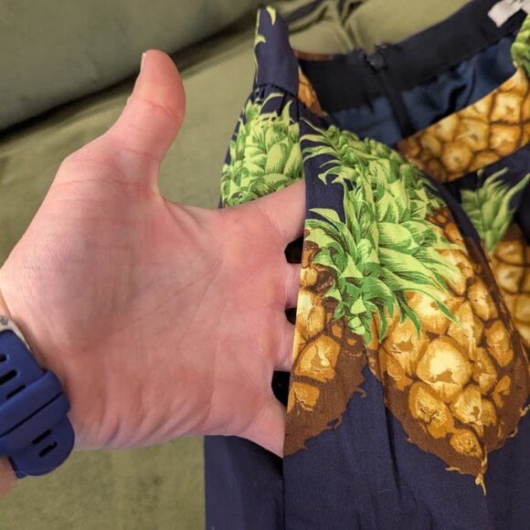 J.Crew Ratti Pineapple skirt. Size 6. - Picture 4 of 7